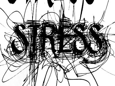 Stress calligraffiti calligraffity calligrafia calligraph calligraphy design graphicdesign lettering logo logodesign typo typography