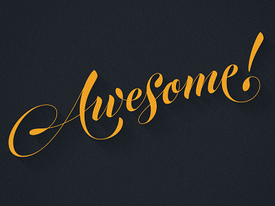 Awesome awesome brush lettering custom lettering hand lettering lettering lettering art lettering design logo logotype logotype design logotypes type type design typogaphy typophile vector