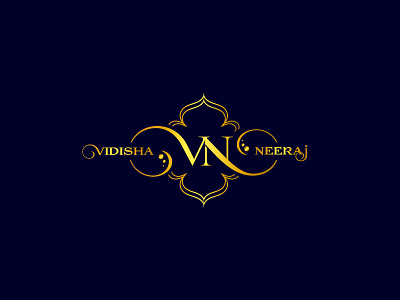 Vidisha weds Neeraj alak5198 alakesh animation branding character design flat icon identity illustration illustrator lettering logo logo design minimal type typography vector