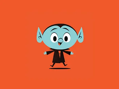 Lil Drac dracula halloween illustration vampire