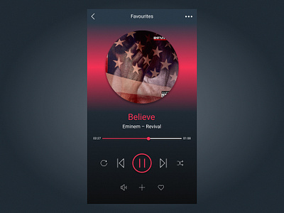 Daily UI Challenge #009 - Music Player dailyui dailyui009 design music player player design ui ui design web desgin