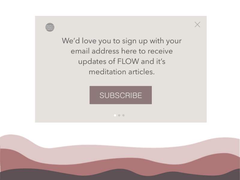 Subscribe 026 animation app concept daily 100 challenge daily ui design effect flow gif meditation motion principle sketch subscribe type animation type on text typing fluid text ui ux