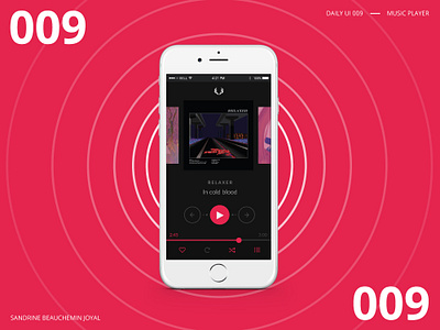 Daily UI 009 - Music player branding daily ui daily ui 009 design illustration ui ux