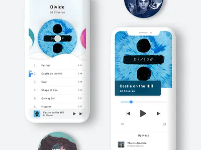 Daily UI #009: Music Player 100 day ui challenge 100 day ui challenge app app concept blue daily ui 9 daily ui challenge daily ui challenge 9 design mobile mobile app mobile app experience music player ui ui challenge 9 ui design