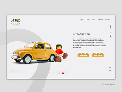 Lego Home Dribbble app dashboard design dribbble home home app lego design simple design ui ux web website website design