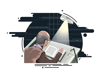 Reading Book 2d art book art charachter design desiginspiration design digital 2d digitalart illustration