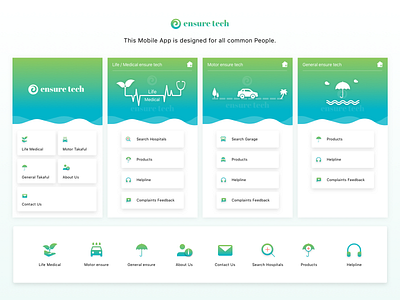 Insurance app android app design art branding case study clean design icon illustration ios logo mobileapp typography ui uiux user interface ux vector