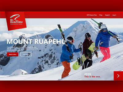 Mount Ruapehu Landing Page Remake landing landing page mountain mountain landing page mt ruapehu ruapehu