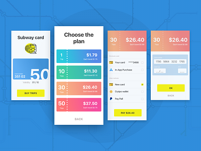 Shot 1 app cards colorfull concept design mobile online card ui ux web