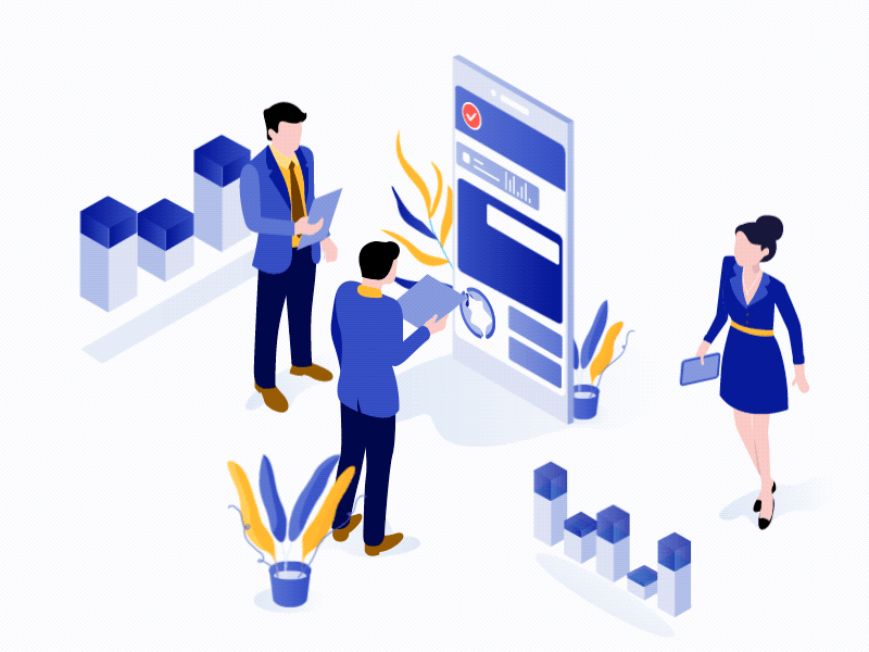 Monitoring the creatives data performing 2018 ae app dashboard data design illustration motion ui ux vector web