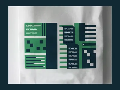 Big Data apps big data cloud logo data data center green print