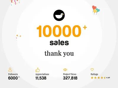 Thank you ! design flyer graphic mobile ui psd template thank you ui ux web ad banner website