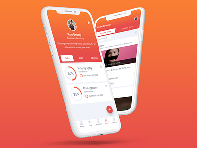 App for Volunteering mock up social social app volunteer