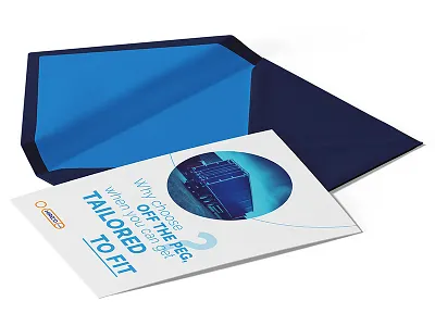 Hireco stationary brand branding card design envelope design print