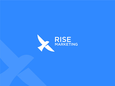 Rise Marketing Logo Mark brand assets brand identity branding business company branding company logo design icon identity system logo logo design logo mark modern professional simple