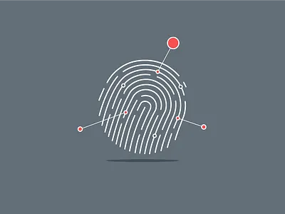 Suspicious data data points fingerprint information lines security suspect suspicion suspicious