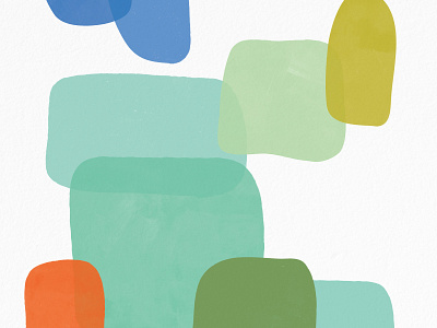 More shapes, more colors abstract color design form shape