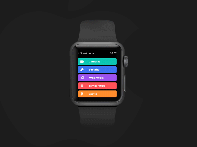 Daily UI 007 - Settings adobe adobe after effects adobe xd after affects after effects aftereffects animation app apple apple watch dailyui design motion design motion graphics motiondesign smart home ui uidesign watch xd