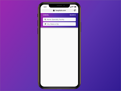 Mobile Search app branding gradient color gradient design ios iphone app iphone x mobile mobile app design search search bar ui ui ux ui app ux design ux designer