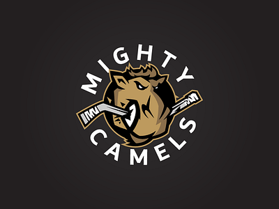 Dubai Mighty Camels Logo branding branding design branding redesign design freelancer freelancing graphic graphic design hockey logo logo design logo redesign redesign sports sports design