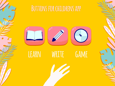 Buttons button flat game icon ui