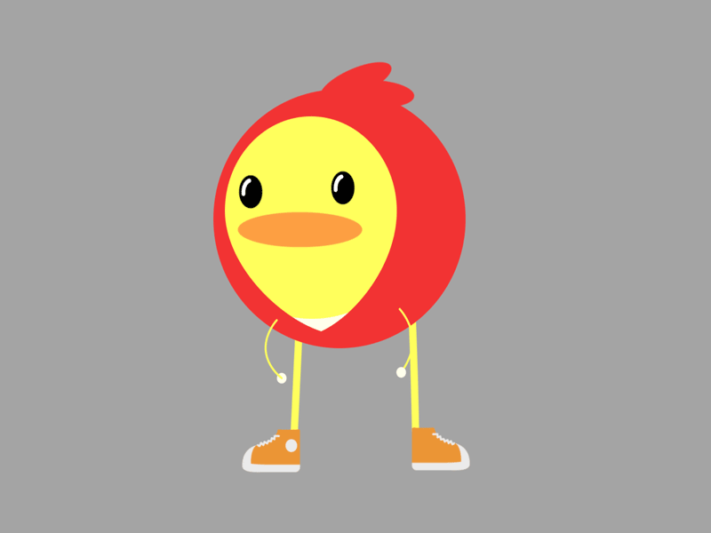 Hoodie Chicken aftereffect graphic illustration motion