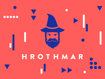 Mixer Brand Identity beard blue brand digital gaming identity illustrator logo mixer patern salmon streaming twitch vector warlock white