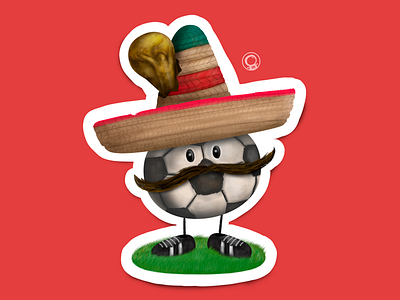 Sticker animation ball character art character design design design art designspiration desinger digital 2d digital paint digital painting illustator illustration soccer sticker sticker design