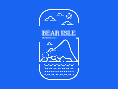 Cutting Board cutting board lake logo mountain sky