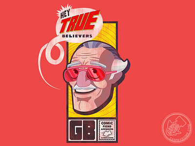 True Believer - Fearless Flavor apparel daredevil marvel marvelcomics stanlee tshirtdesign vector art