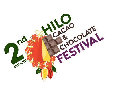 Event Logo for the Hilo Cacao and Chocolate Festival adobe brand and identity branding content creation creative design design digital marketing event logo icon identity design illustration illustrator cc logo photoshop typography vector