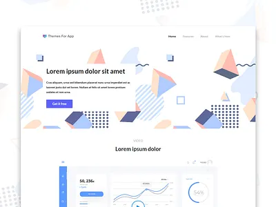 Amphissa Landing Page landing page saas saas landing page startup template theme ui web web desgin website website design