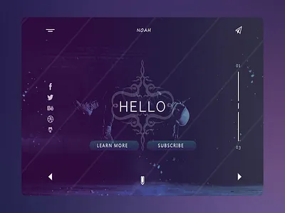 Purp portfolio animation branding clean css 3 dailyui design flat illustration illustrator photoshop portfolio type typography ui ui ux design ux web website