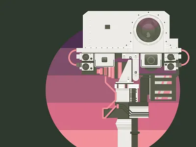 Stay Curious curiosity design illustration mars nasa opportunity robot rover space thefinalfrontier