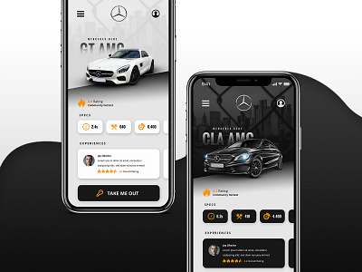 Mercedes-Benz || App Concept app automotive benz car concept design mercedes screendesign ui ux