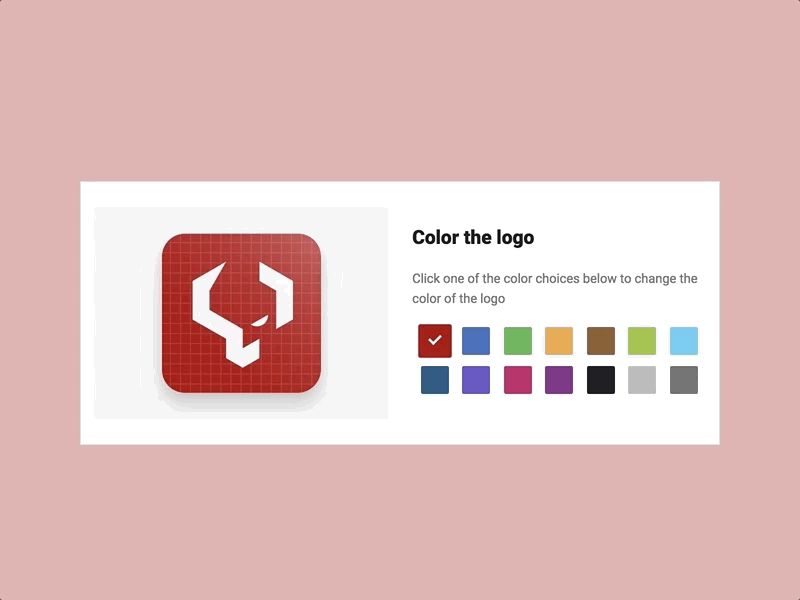 Color Changing Logo codepen color change css variables logo svg animation theme ui