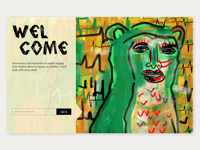 newsletter page adobexd dailyui newsletter design ui web