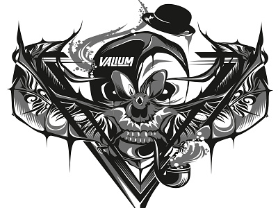 Valium Bat 2.0 custom design illustration valium vector