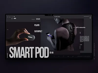 PLAYR Catapult 2018 app brand ecommerce gps landing landing page landing page design luxury play player player profile players store ui ui ux ux ux design web webdesign webdesigner