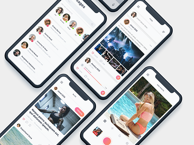 Pera UI Kit app blog design ecommerce ios iphonex listing mobile sketch social media ui ux