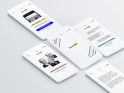 The Dot rebrand app design news app rebrand