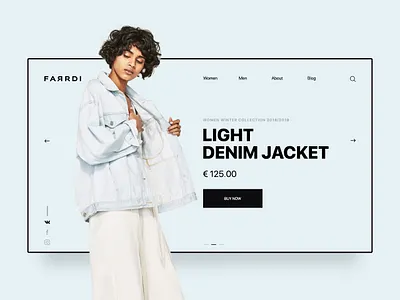 FARRDI Website Concept brand clean inspiration interaction minimal portfolio typography ui ui ux uidesign ux ux design web web desgin