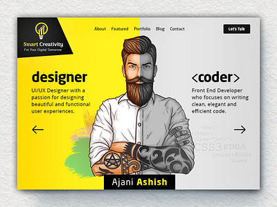 Smart Creativity - Freelancer Profile branding design flat icon illustration logo photoshop responsive design ui ui ux uiuxdesign userinterface ux web