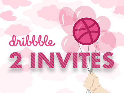 2 invites giveaway dribbble invation invite invite giveaway invite2