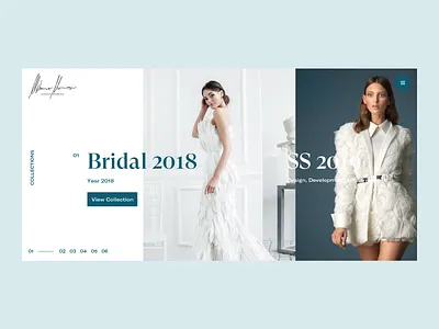 Mihano Momosa Redesign Concept clean design fashion homepage website