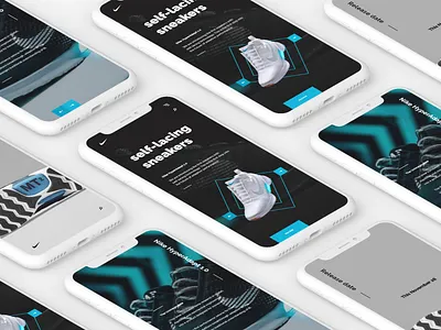 Self-lacing sneaker | Concept concept creative creative design design hyperadapt 1.0 interface minimalism mobile nike nike running simple sneaker sneakers typography ui ux web