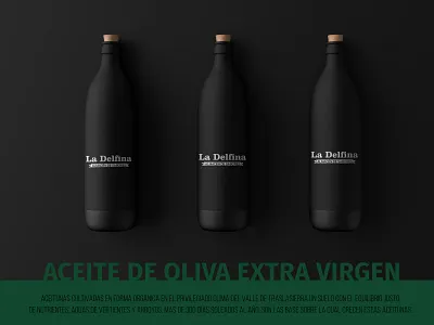 La Delfina adobe photoshop bottle label bottle mockup corporate image design logo logotype ui visual visualdesign