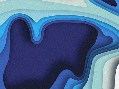 Papercut 03 blue cove cut paper paper cut print waves