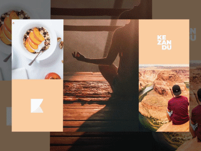 Kezandu Dynamic Color Palette after affects agency animation atlanta brand branding colorful design digital dynamic fitnes gif health idenity logo motion motion animation type typography video