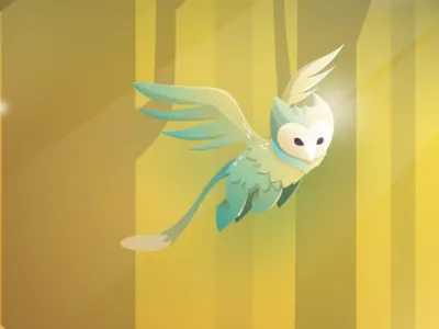 Owl Mythical Creature Illustration illustration mythical owl